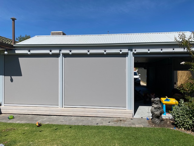 Slidetrack Blinds Adelaide by Your World Outdoor Blinds and Shutters