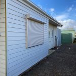 Roller Shutters on Transportable Home