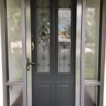 Invisi Gard Door Infront of Decorative Entry Door